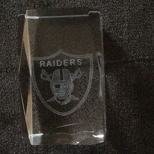 Raiders crystal block